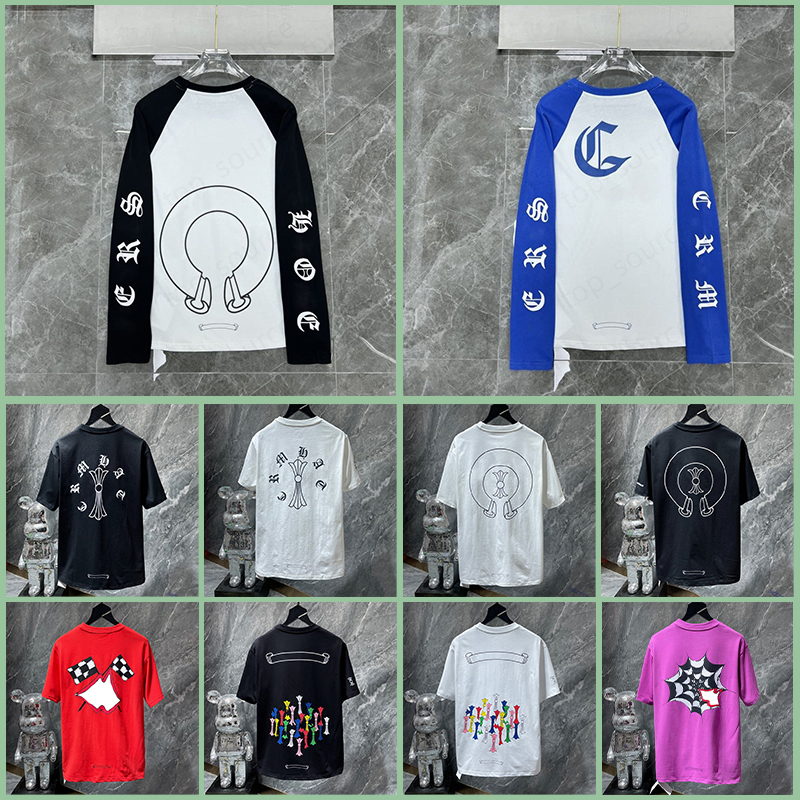 Chrome Hoodie High Quality chrome T-shirts designer clothes men Sweatshirts Hip Hop loose sleeves Pullover hoodie Cardigan Loose Men T-shirts women sweaters US S~XL