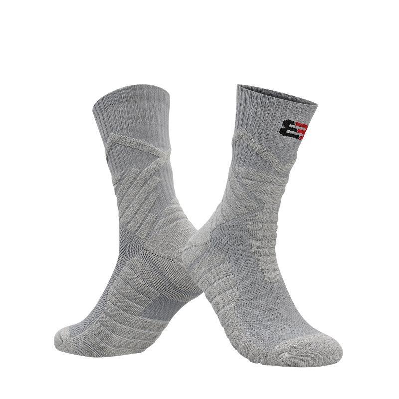 High Tube Professional Basketball Socks Practical Men's Player Edition Elite Mid Tube Sports Long Tube High Top Thickened Towel Bottom Socks