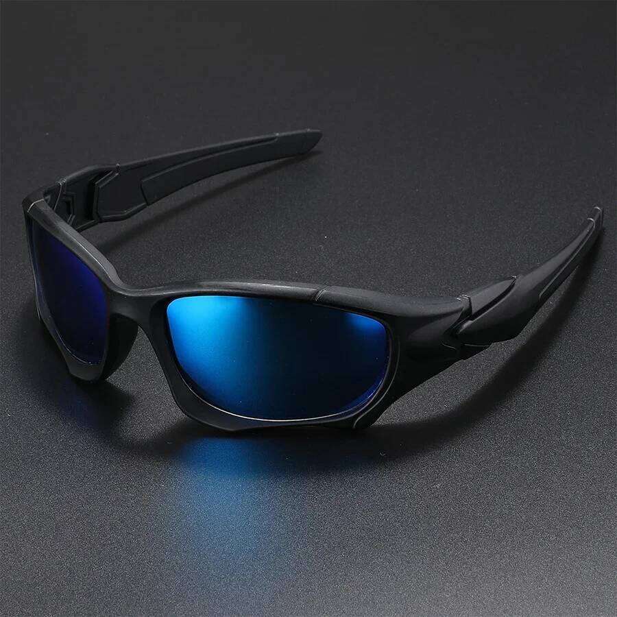 New Outdoor Sports Polarized Sunglasses Men Curve Cutting Frame Stress-Resistant Lens Shield Sun Glasses Wome Driving X260104