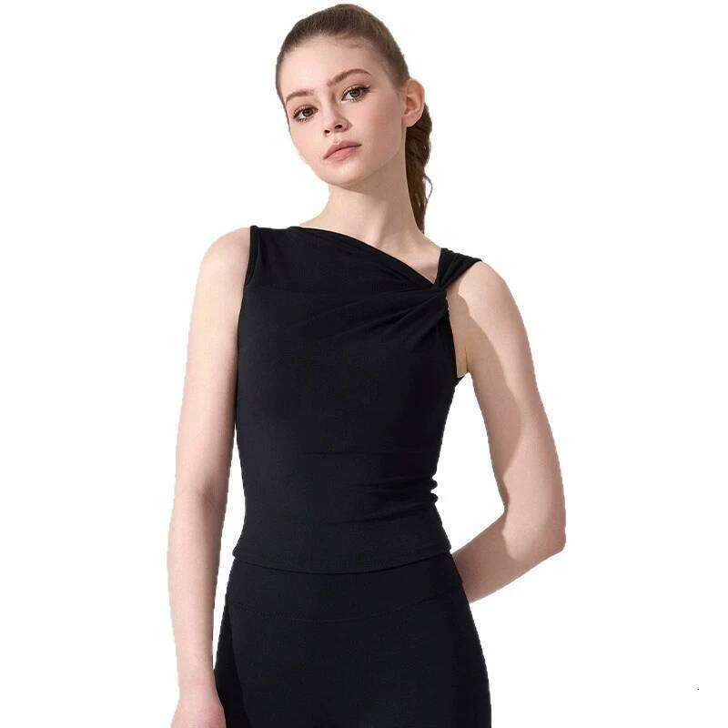 Women's asymmetrical design yoga vest, shockproof, beautiful back, slim fit running sports bra, fitness suit