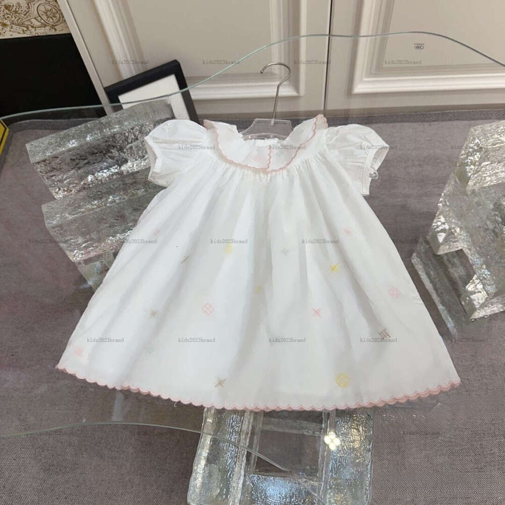New girls dress Colorful embroidery patterns princess dress kids designer clothes Summer partydress baby skirt A004X01N260