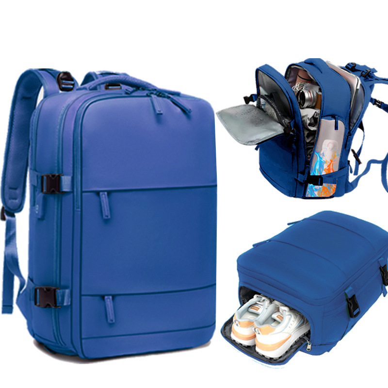 Compact Large Capacity Vacuum Compression Travel Backpack with Air Pump Ryanair Approved Carry-On Size Multi-Layer Laptop Bag 251114