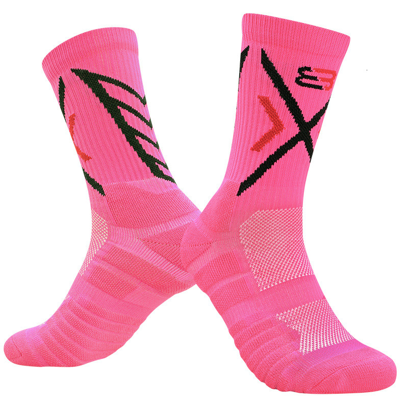 Professional Basketball Socks Men Mid-Calf Elite Socks Thickened Towel Bottom Outdoor Running Long Socks Sports Socks High Tube
