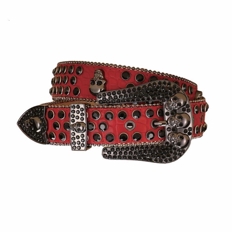 Y2K Rhinestones Belts Quality Western Cowgirl Cowboy Diamond Bling Cinturones Para Hombre er Goth 241024