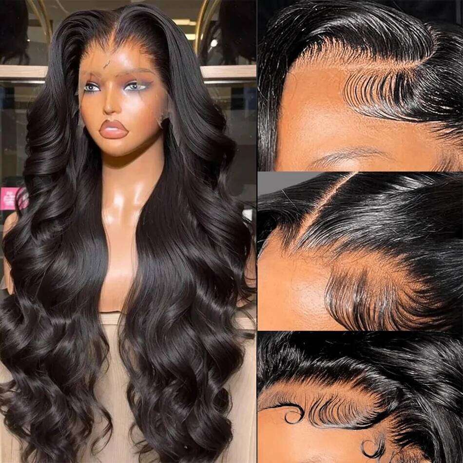 Body Human Hair 13X6 Hd Wigs 220 Density 40 Inch For Black Women Pre Plucked Loose Wave Lace Frontal Wig Xiusiyuan260104
