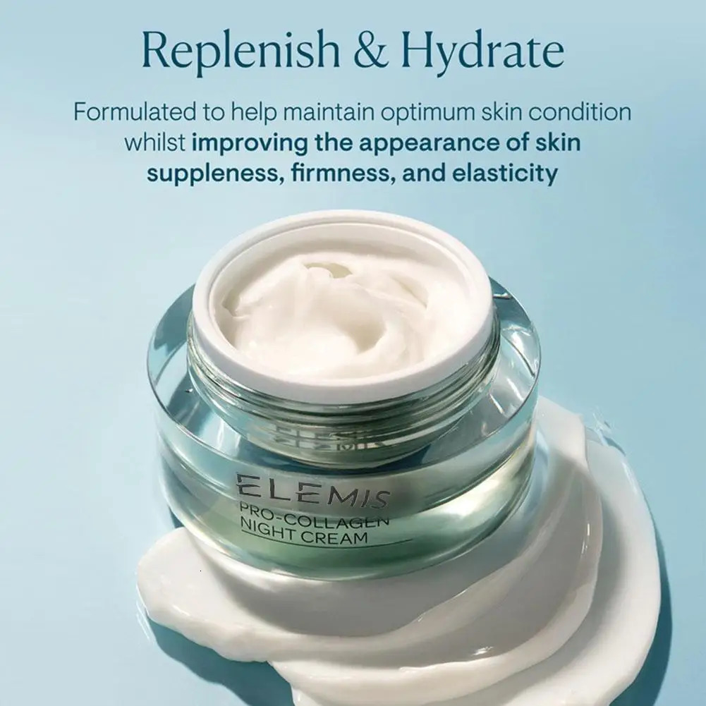 Collagen Moisturizing Nourishing Cream Lightweight Non Greasy Texture Fast Absorption Brightens Reduces Puffiness 251222
