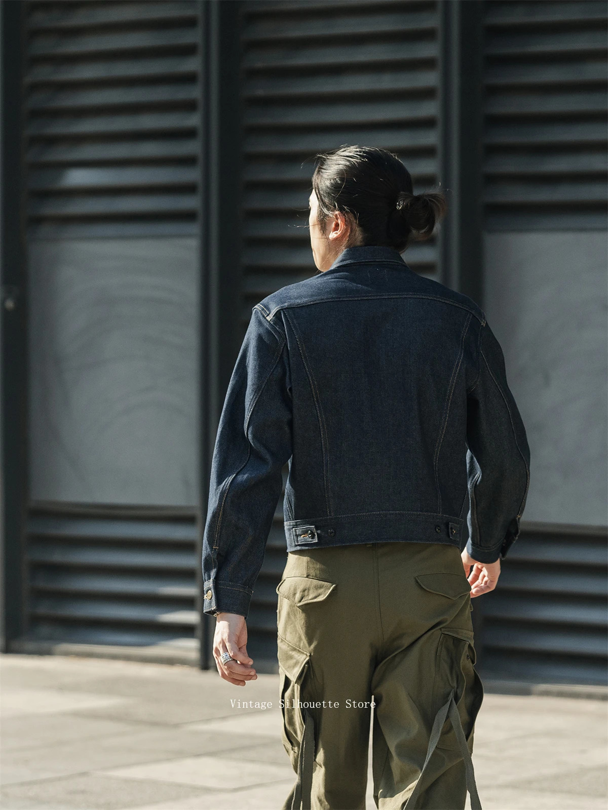 Non Stock 135oz Sanforized Denim Jacket Cropped Fit 1970s Vintage Cowboy Rider Jean Outerwear 251230