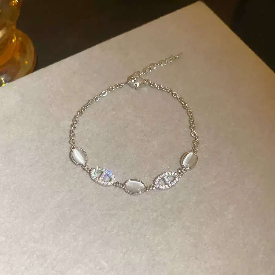 Cat's Eye Crystal Bracelet Bracelet Designer Luxury Fashion Bracelet European-Style Accessories