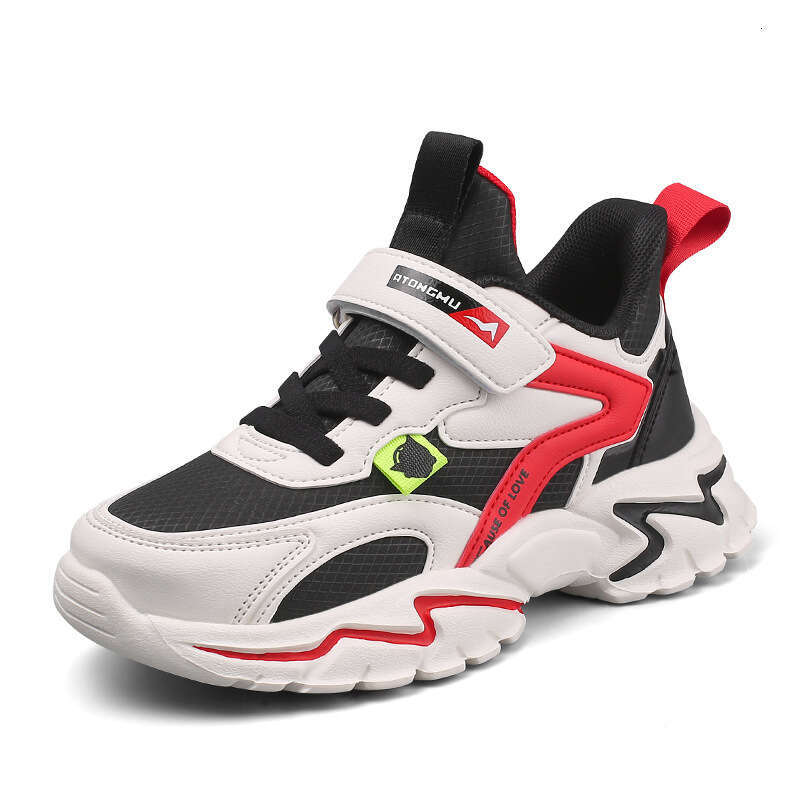 2025 New Boys' Sports for Older Children Students Breathable Mesh Dad Running Shoes Trendy
