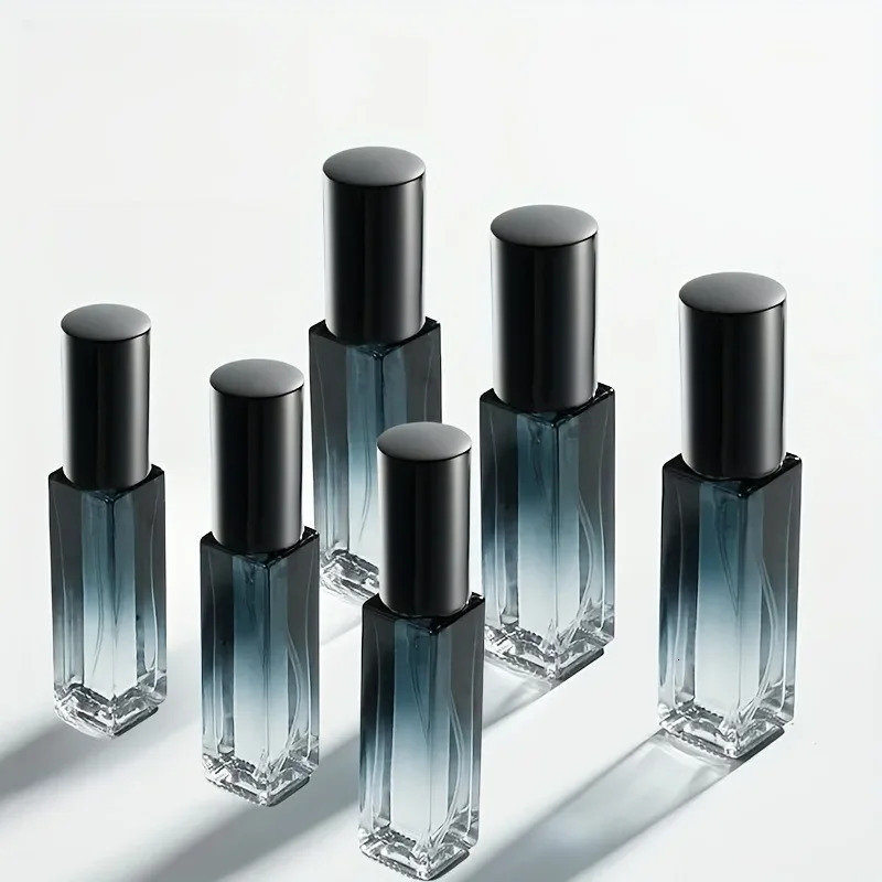 6pcs 5ml 10ml Perfume Atomizer Fine Mist Spray Bottle Empty Refillable Makeup Bottle Sample Container Portable Travel Essentials 251230