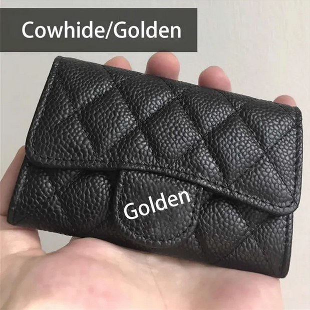 Classic Designer Caviar Wallet Card Holder Genuine Leather C Credit ID Cards Wallet Flip Bag Luxury Womens Coin Purses Mens Travel Documents Passport Holders a3