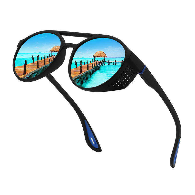 New Cross border Polarized Sunglasses for Men and Women Round and Square Frames Ideal for Driving Fishing Cycling and Outdoor Use