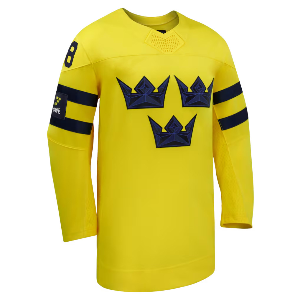 88 William Nylander team Sweden hockey 2026 olympices jersey 92 Gabriel Landeskog Leo Carlsson Rasmus Dahlin Lucas Raymond Mika Zibanejad Wallstedt je
