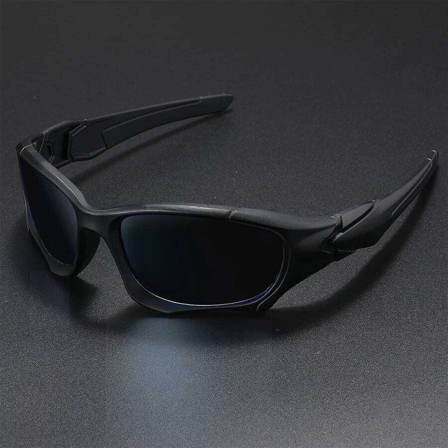 New Outdoor Sports Polarized Sunglasses Men Curve Cutting Frame Stress-Resistant Lens Shield Sun Glasses Wome Driving X260104