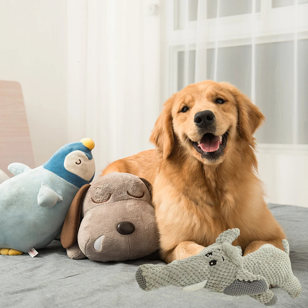 Pet Dog Toy Cute Plush Squeak Stuffed Toys Cartoon Puppy Dog Toy Puppy Teething Chewing Pet Dog Chew Squeak Toy Dog Accessories 251225