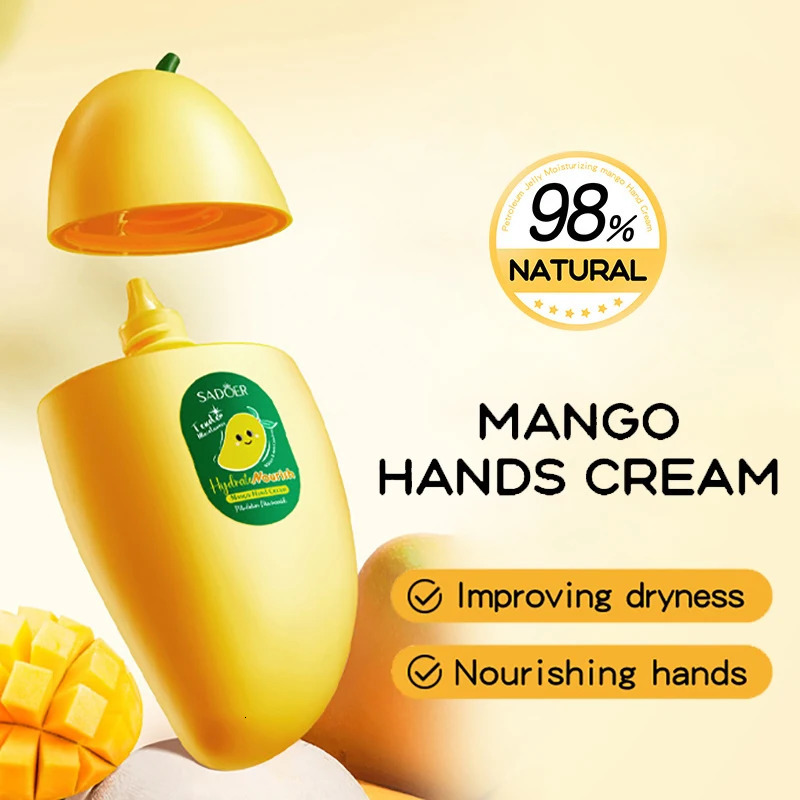 SADOER Peach Aloe Vera Lemon Fruit Hand Cream Moisturizing Brightening Repairing Hand Creams For Hands Skin Care 251222