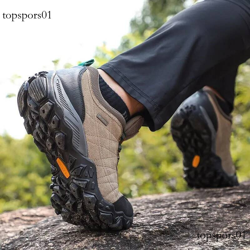 HUMTTO Hiking Mens Luxury Designer Winter Climbing Trekking Sneakers for Men Leather Outdoor Sports Work Man Shoes 110282A