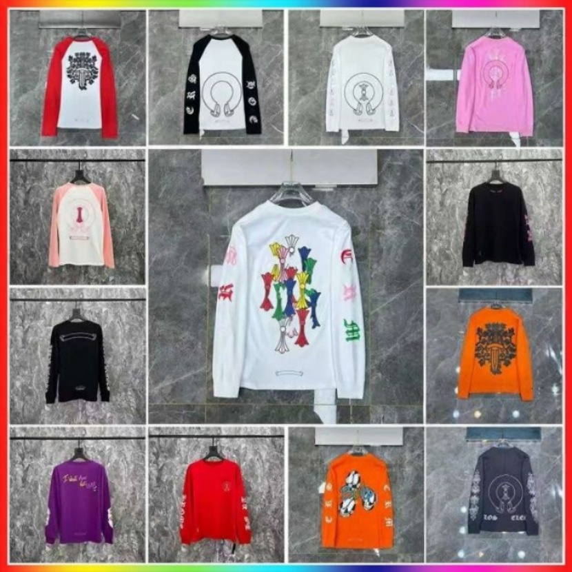 Mens Hoodies Designer Hoodie Sanskrit Embroidery Chrome Hoodie Men Jackets Long Sleeves Jackets Loose Outwear Coats Hoody Men Woman Streetwear Zip Up Jacket