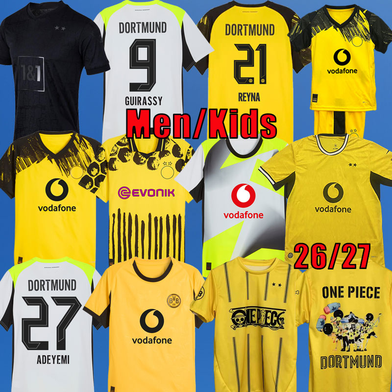 26 27 HALLER soccer jersey special all black JOBE dortmunds trikot BVBs GUIRASSY 2026 SABITZER football shirt ADEYEMI BRANDT men kids Kits Borussias trikots