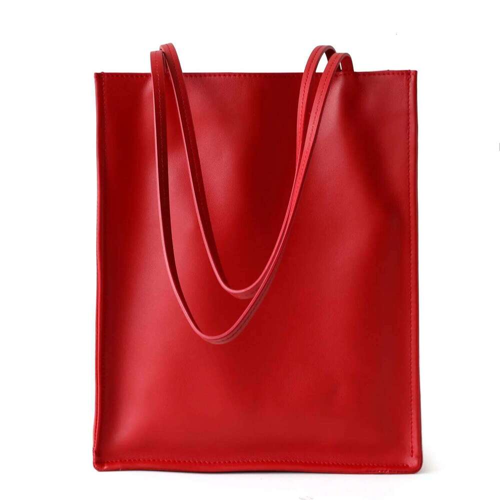 Suede Tote Bag Summer New Niche Design Vintage Minimalist Style Fashionable Cowhide Large Capacity Women's Handbag Suotong1222 - view 7