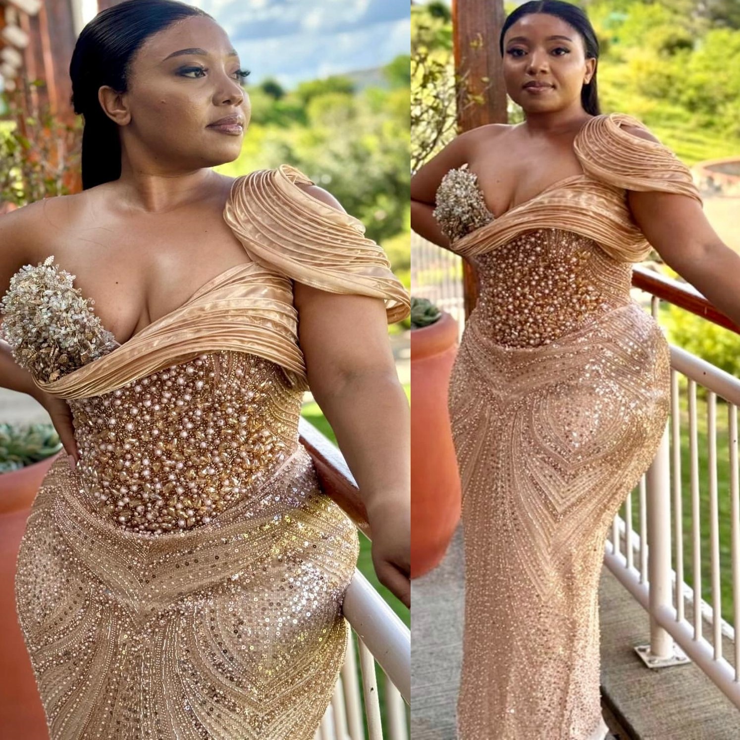 2026 Champagne Sheath Prom Dresses One Shoulder Beaded Crystals Sequined Evening Formal Party Second Birthday Engagement Gowns Dress For Special Occas