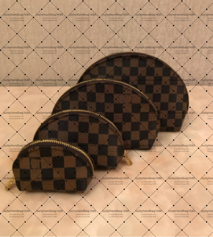 4pcs/set Women cosmetic bags famous makeup bag designer travel pouch make up bag ladies cluch purses organizador toiletry bag 12A