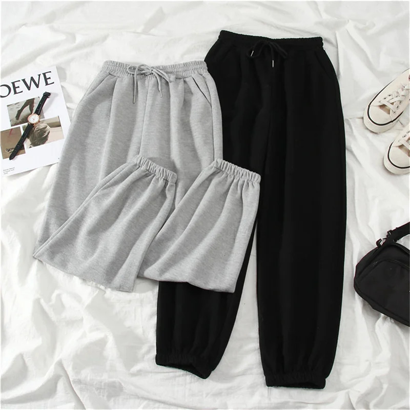 s Gray Men women Sweatpants Autumn Baggy Fashion Oversize Sports Pants Black winter Joggers Streetwear Trousers 251213