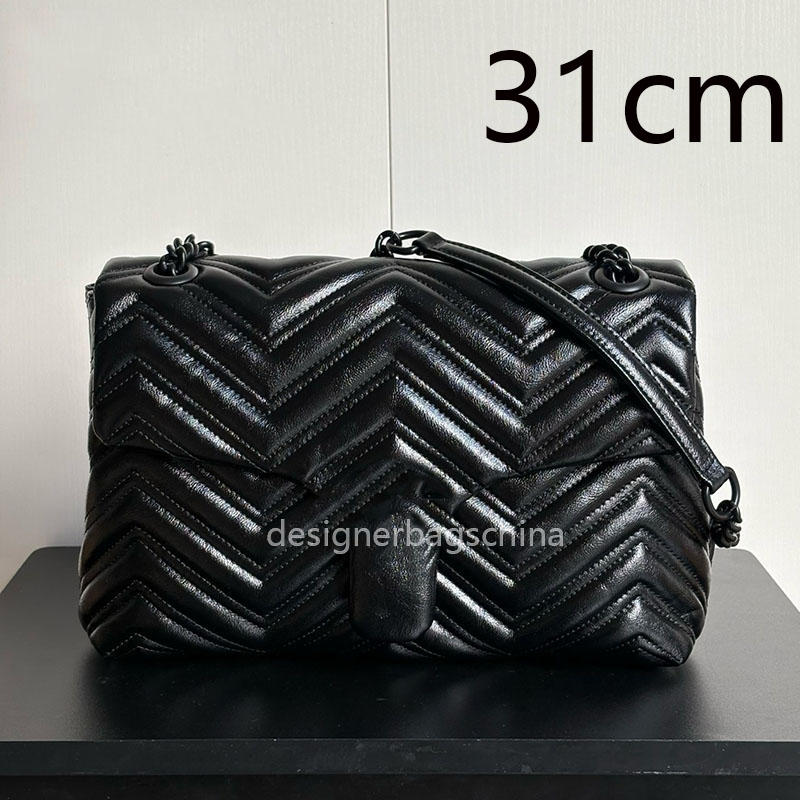 Evening Bags Crossbody Shoulder Bag Thick Chain Plain Handbags Lady Underarm Bags Leather Envelope Designer Hobo Shopping lady Handbag purse Adjustable strap