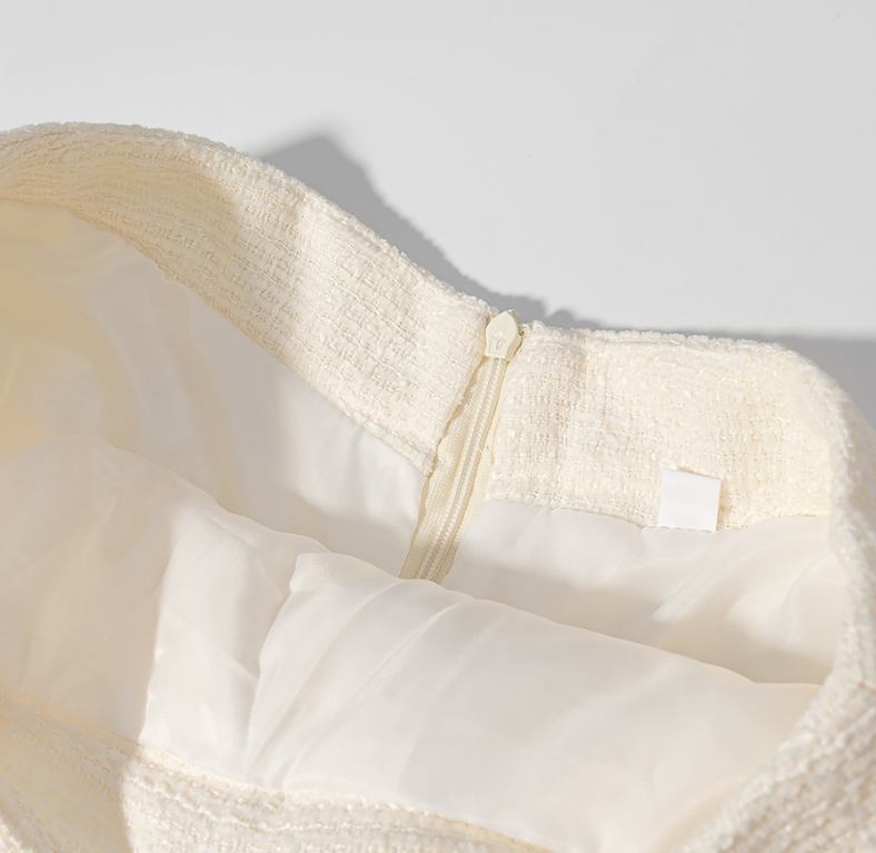 Tweed Puffy Sleeve Shirt Bubble Skirt Set Lady Retro Chic Solid Button Slim Shirts Mini Skirts Sets Women 2026 Party Outfits