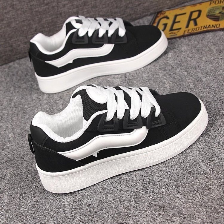Ddmysports Foreign Trade Thick Soled Sneakers Casual Women S Loafers Spring New Lightweight Comfortable Student Versatile Trendy Shoes Outdoor Shoes