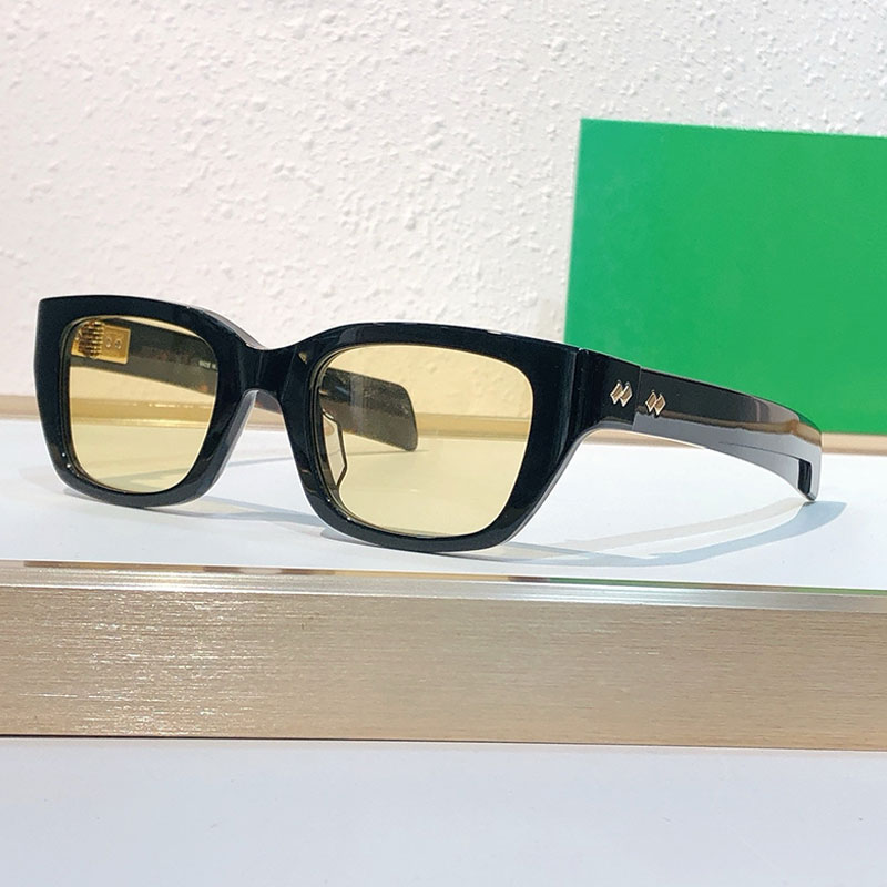 Designer Mens Womens Sunglasses With Acetate Fiber Square Frame Unique Leg Design UV Resistant Outdoor Driving Style BV1393S