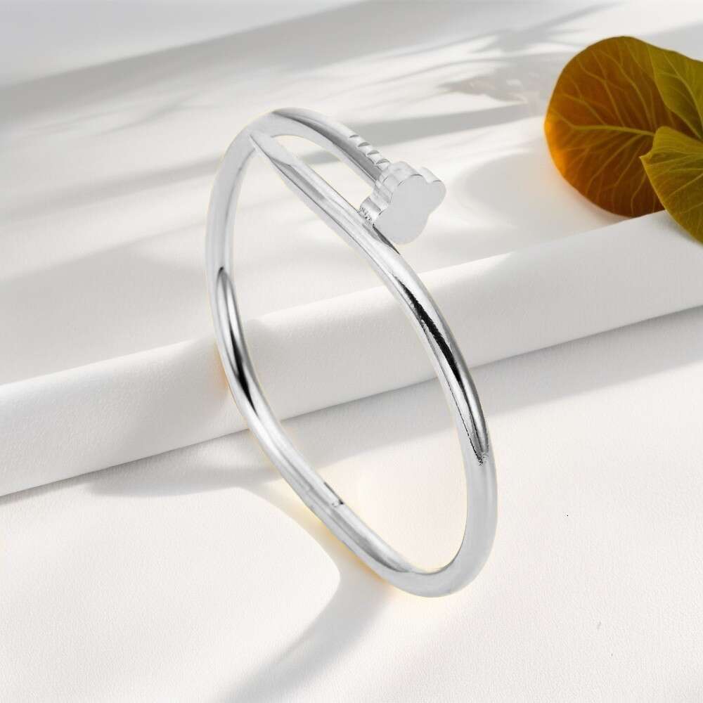 Gold Bangle for Women Heart Shamrock Star with Crystal Inlay Adjustable Stainless Steel Bracelet Jewelry Gift