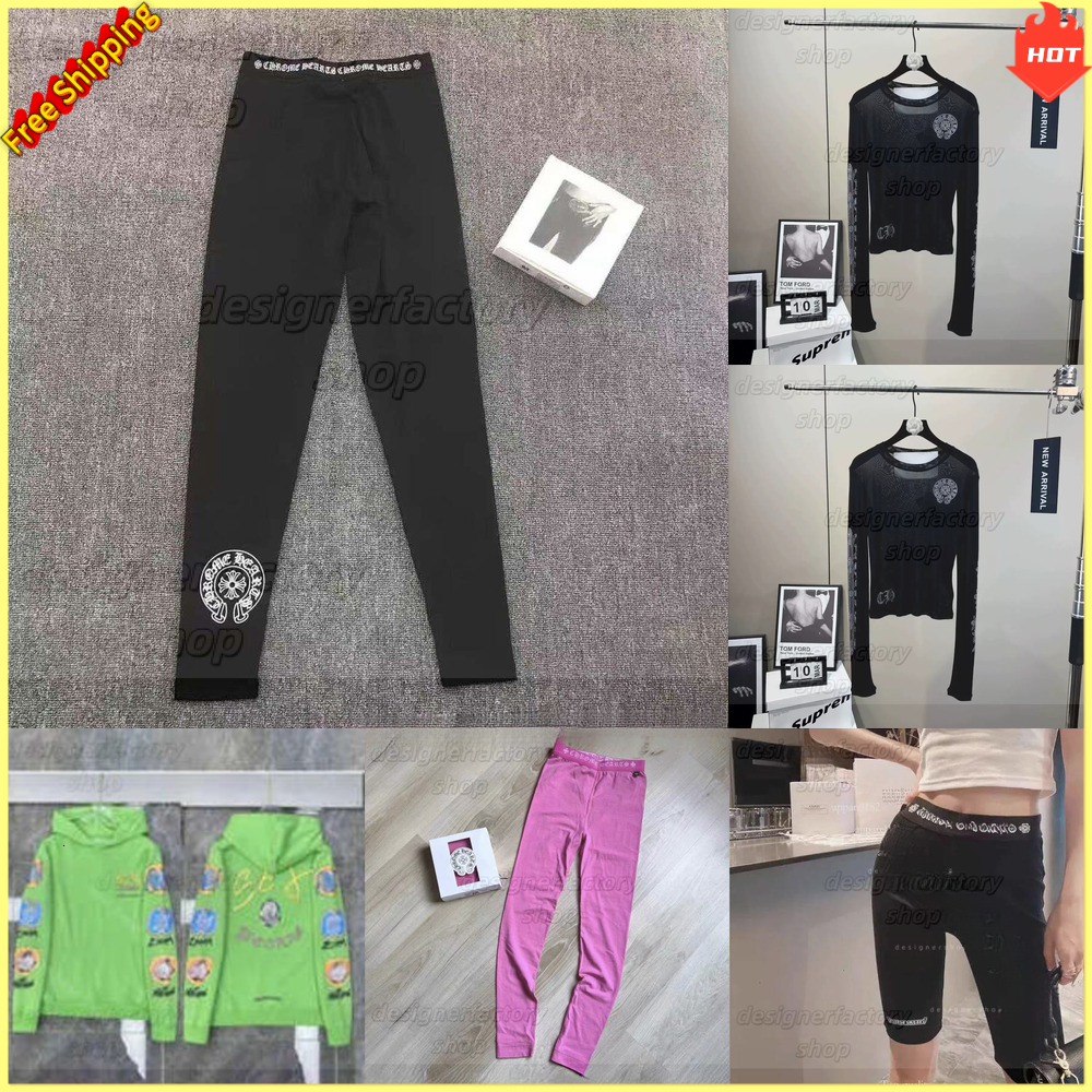 chromed tshirt 2025 designer tight pants clothe jeans for men high quality hoodie brand hoodies pure cotton luxuryuu leggings women hiphop casual high version 4b 17