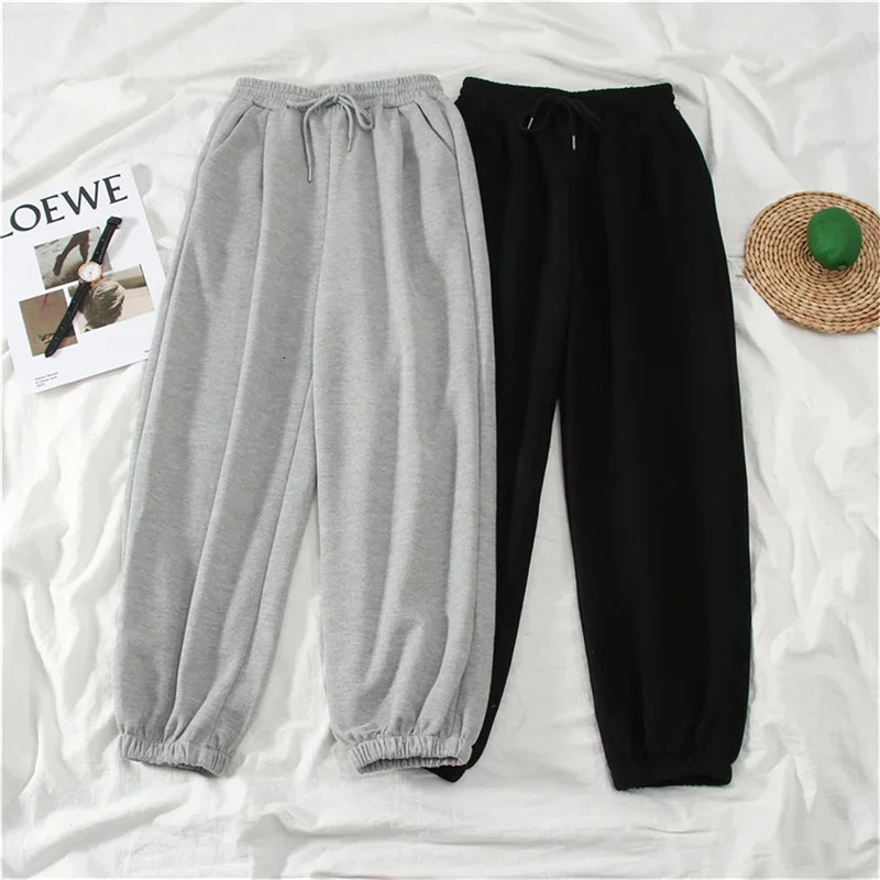 s Gray Men women Sweatpants Autumn Baggy Fashion Oversize Sports Pants Black winter Joggers Streetwear Trousers 251213