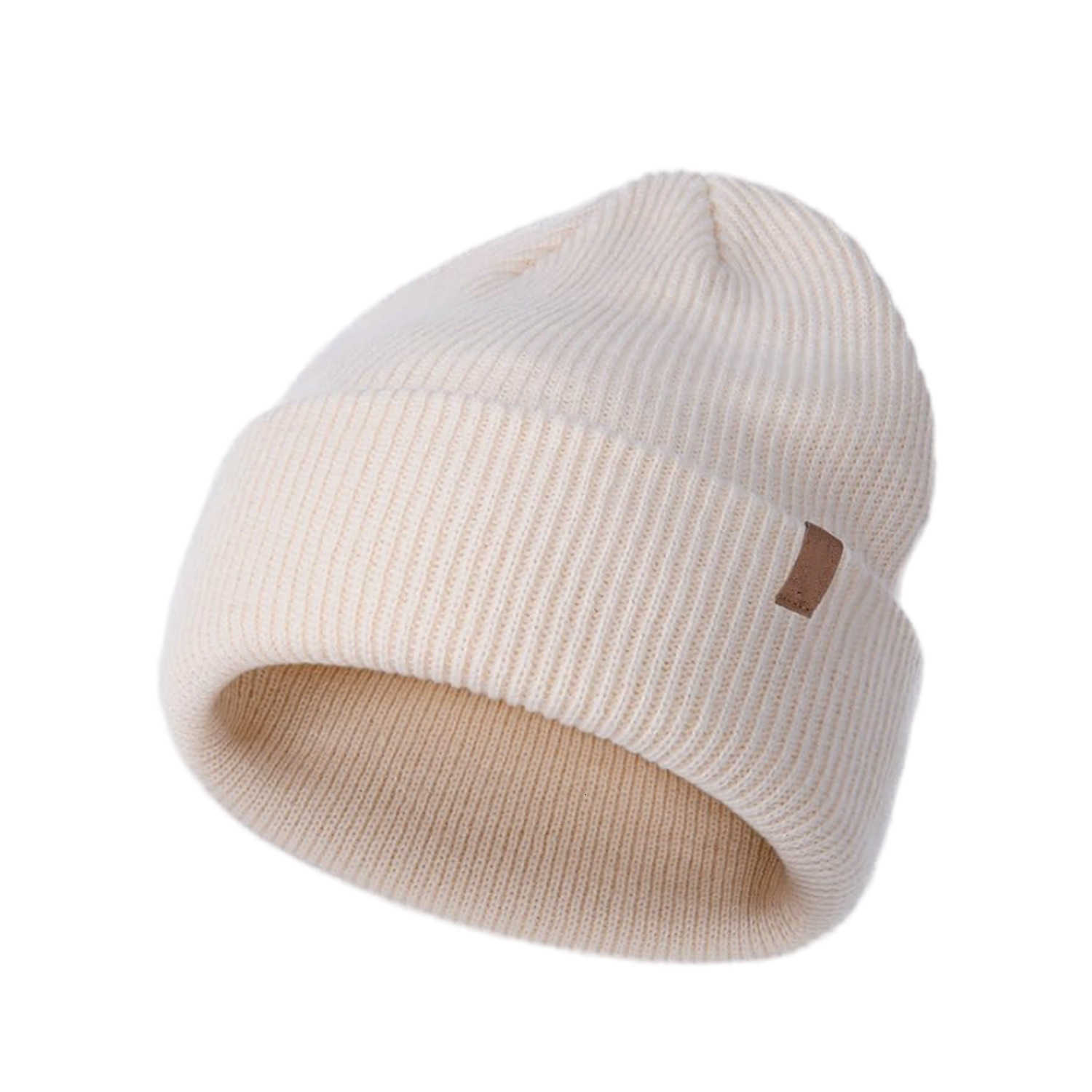 FURTALK 2 Pack Unisex Satin Lined Acrylic Beanie Hat Winter Warm Silky Skull Cap Folded Brim Knit Hat for Men And WomenXJ251101