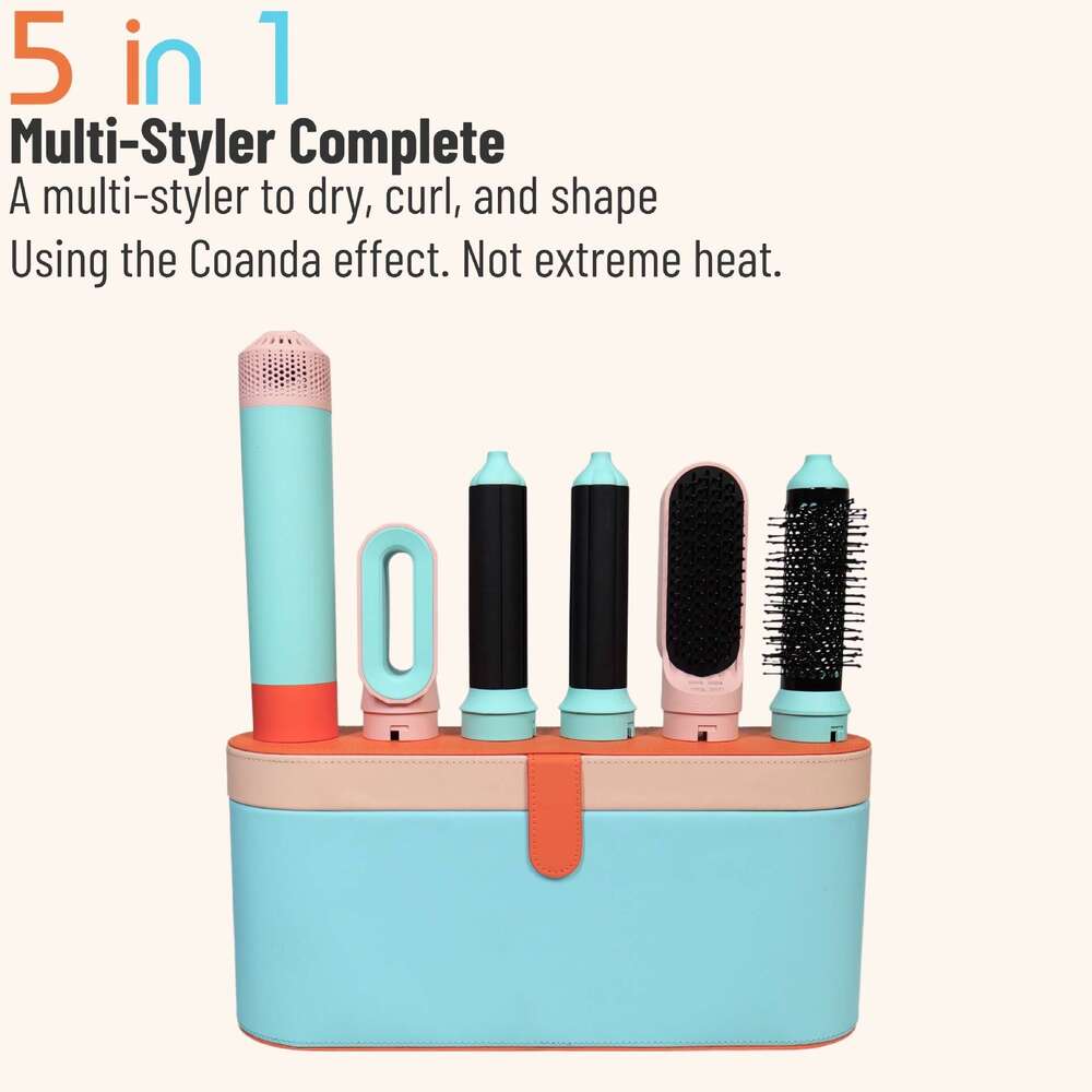 Curler Hot Air Comb Multi-Functional Dryer Automatic Curling Iron 5-In-1 Hair Styling Tool Xiusiyuan