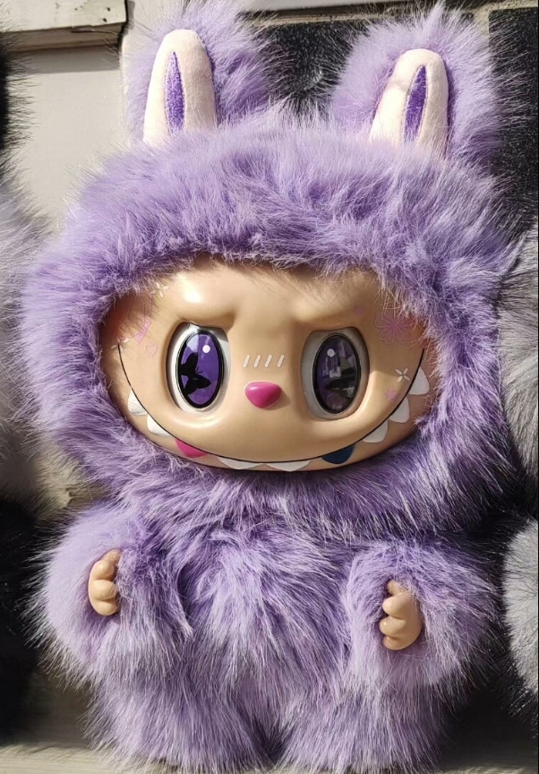 The Monsters 38Cm Labubu Zimomo Vinyl Plush Doll Creative Toy Stuffed Animals