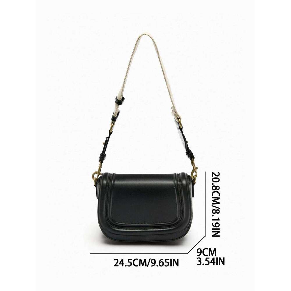 Saddle Foreign Trade Explosive Bag 2024 New Wide Shoulder Strap Oblique Axillary