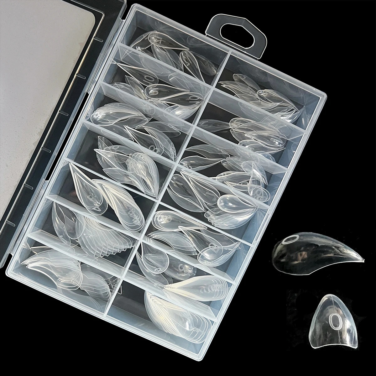 140pcs Mini 3d Cat Claw Dual Nail Form for Poly Gel Extension of 3D Eagle Claw Reusable Full Cover Molds Halloween Nail 251224