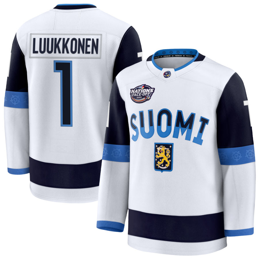 96 Mikko Rantanen team Finland hockey jersey 2026 olympices jersey 16 Aleksander Barkov Sebastian Aho Kaapo Kakko Ukko-Pekka Luukkonen Hintz Anton Lun