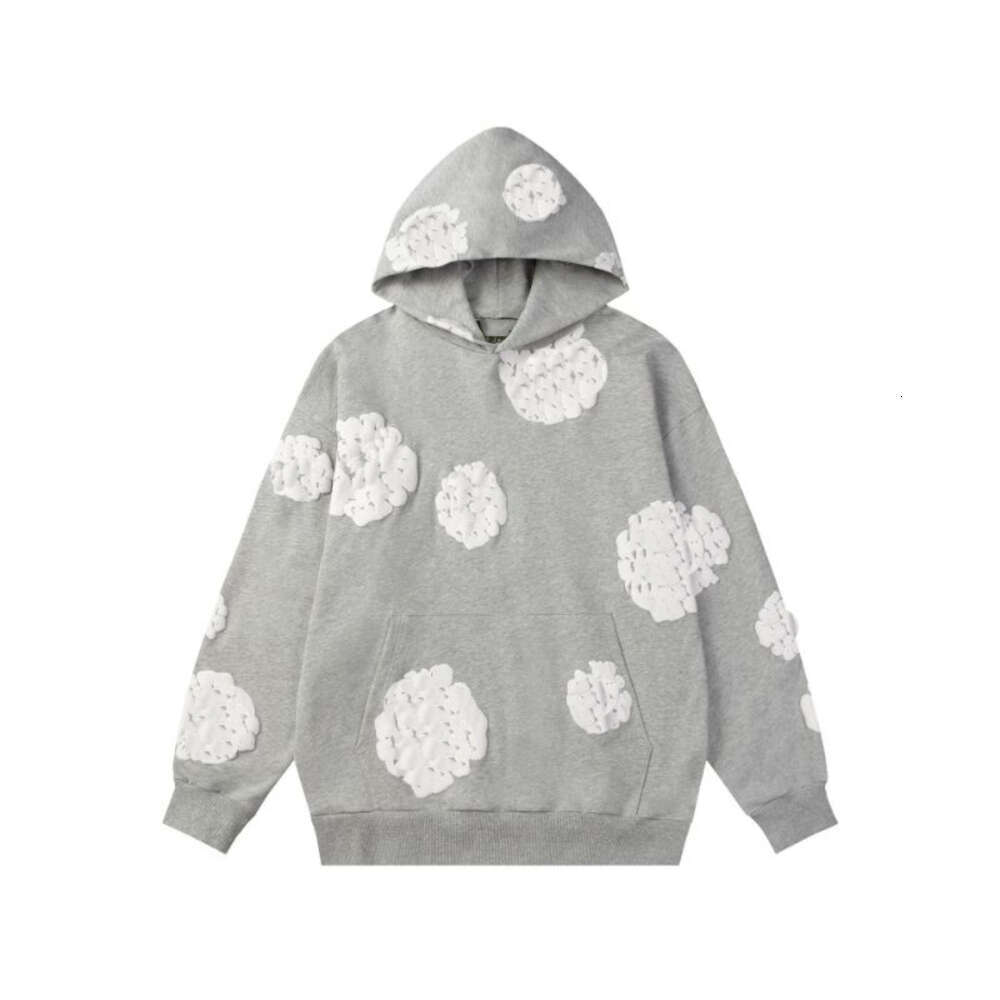 Denim Men's Tearshoodies Foam Printed Tearsly Hoodie Designer Denim Hoodie Tearstracksuits Women's Pullover Spring Autumn Long Sleeved Hip Hop Streetwear 5B9