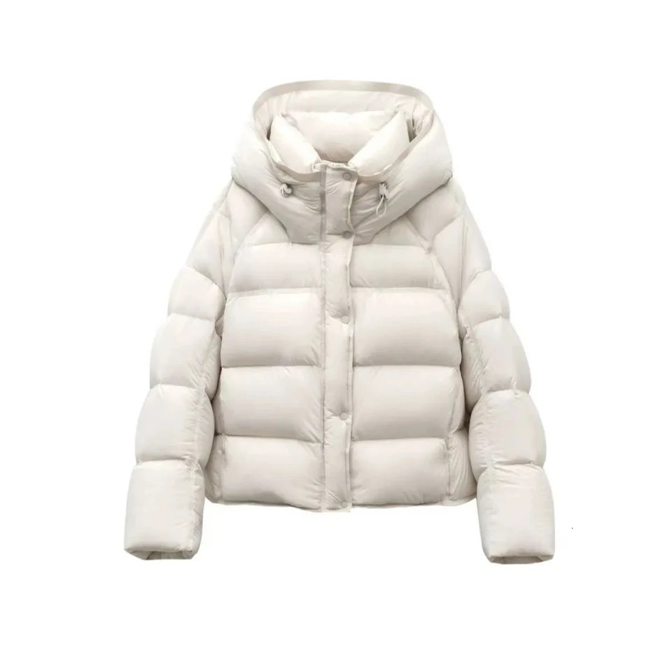 2025 Women Cotton Padded Jacket Winter Short Hooded Loose Cotton Coat Korean Women Parkas Coat Solid Outwear Women Puffer 251225