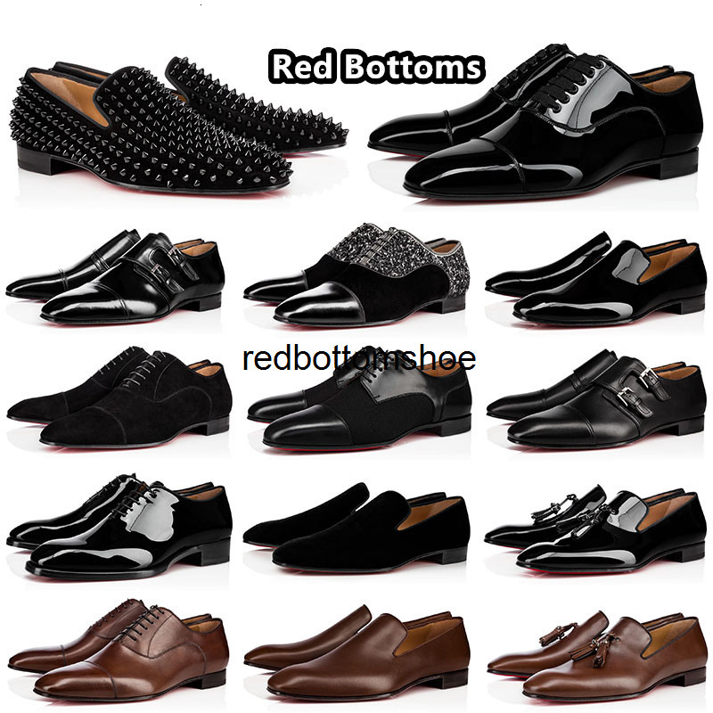 red bottom men dress shoe greggo mortimer dandelion spikes flat loafe bottomshoes loubitons christian louboutinshoes louboutin louboutians louboutinheels OTM7