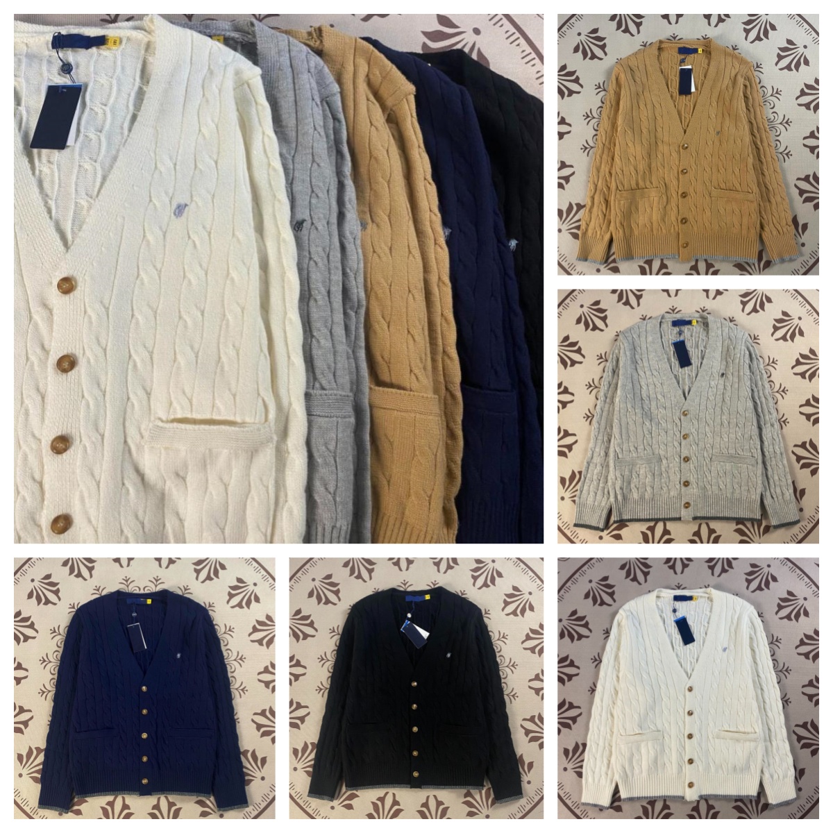Designer sweater men pull homme High-quality solid-color classic letter embroidery round-neck knitted long-sleeve cardigan Casual fashionable spring sweater