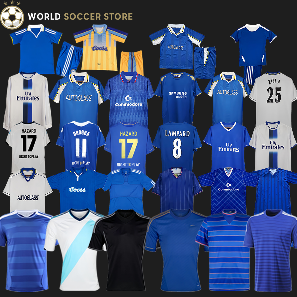 CFC 2011 Retro Soccer Jersey Chelseasea Lampard Torres Drogba 11 12 13 Finals 94 95 96 97 98 99 111 Football Shirts Camiseta WISE 03 05 06 07 08 ZOLA Vialli 07 08 01 03 HUGHES