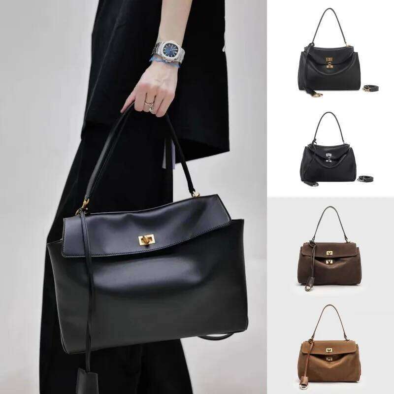 New Tote Bag High Quality Shoulder Messenger Large Capacity Underarm Bag for Women Real Leather Handheld Single Shoulder Bag