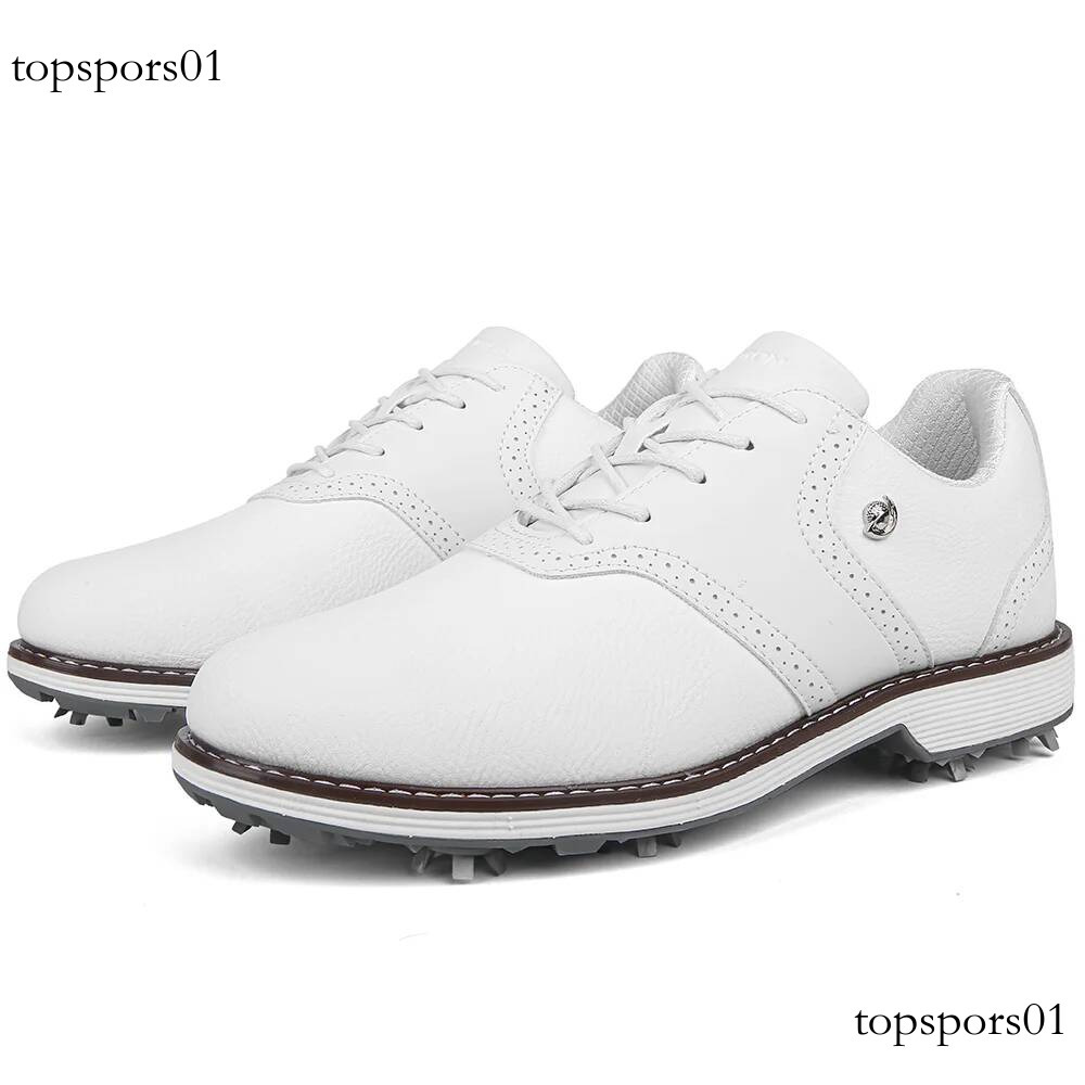 New Spikes Shoes Men Size 7-14 Golf Sneakers Walking Footwears for Golfers