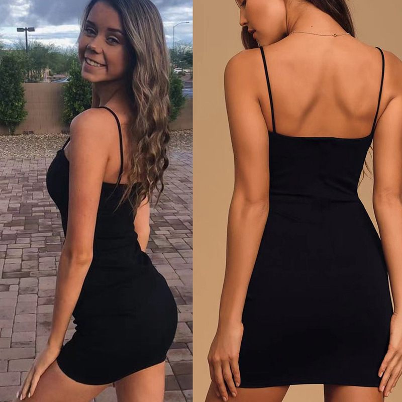 Fashionable Urban-style Business Women's Dress - Hot Girl Style Tight-fitting Dress With Raincoat-style Sexy Shoulder Straps - Party Dress For Wh