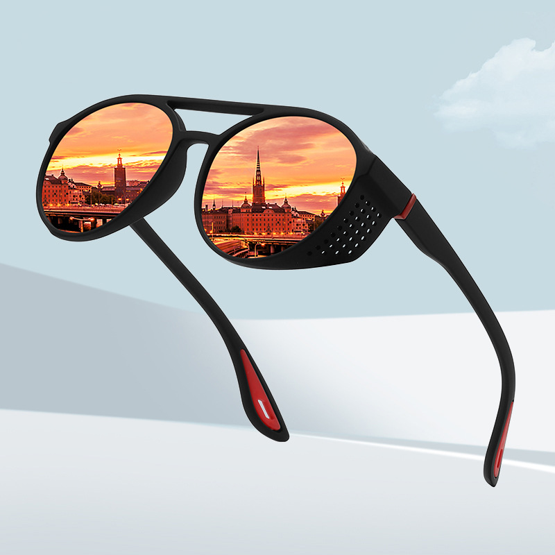 New Cross border Polarized Sunglasses for Men and Women Round and Square Frames Ideal for Driving Fishing Cycling and Outdoor Use