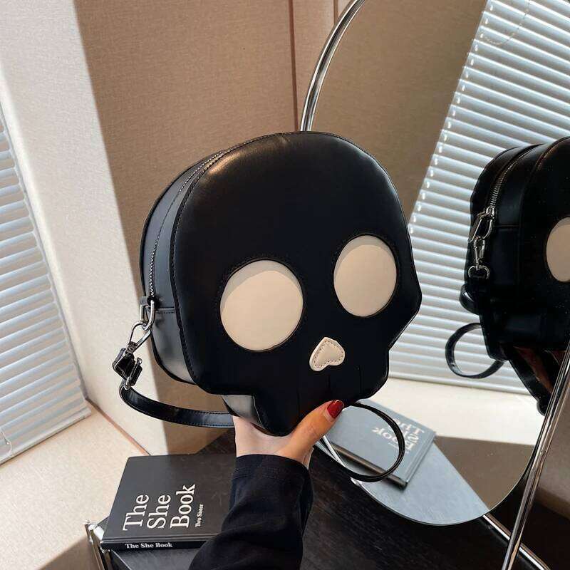 2026 Halloween Fashion Casual New PU Square Shoulder Retro Super Cool Hot Trendy Personality Crossbody Bags For Women